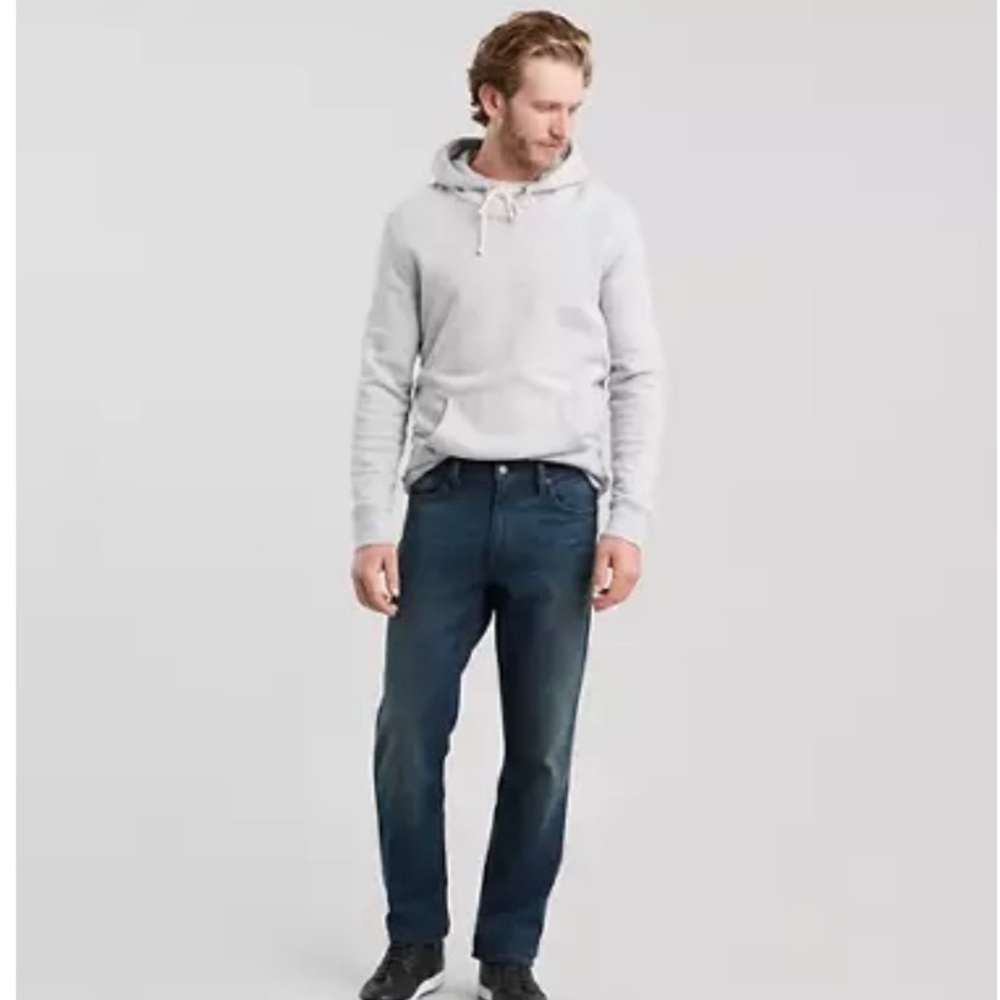 Levi's 541 Athletic Taper in Roth-Dark Wash Jeans 40 x 32